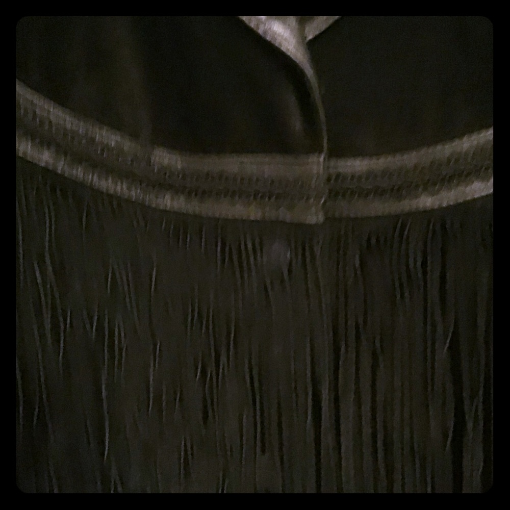 Wilsons Leather suede fringe jacket
